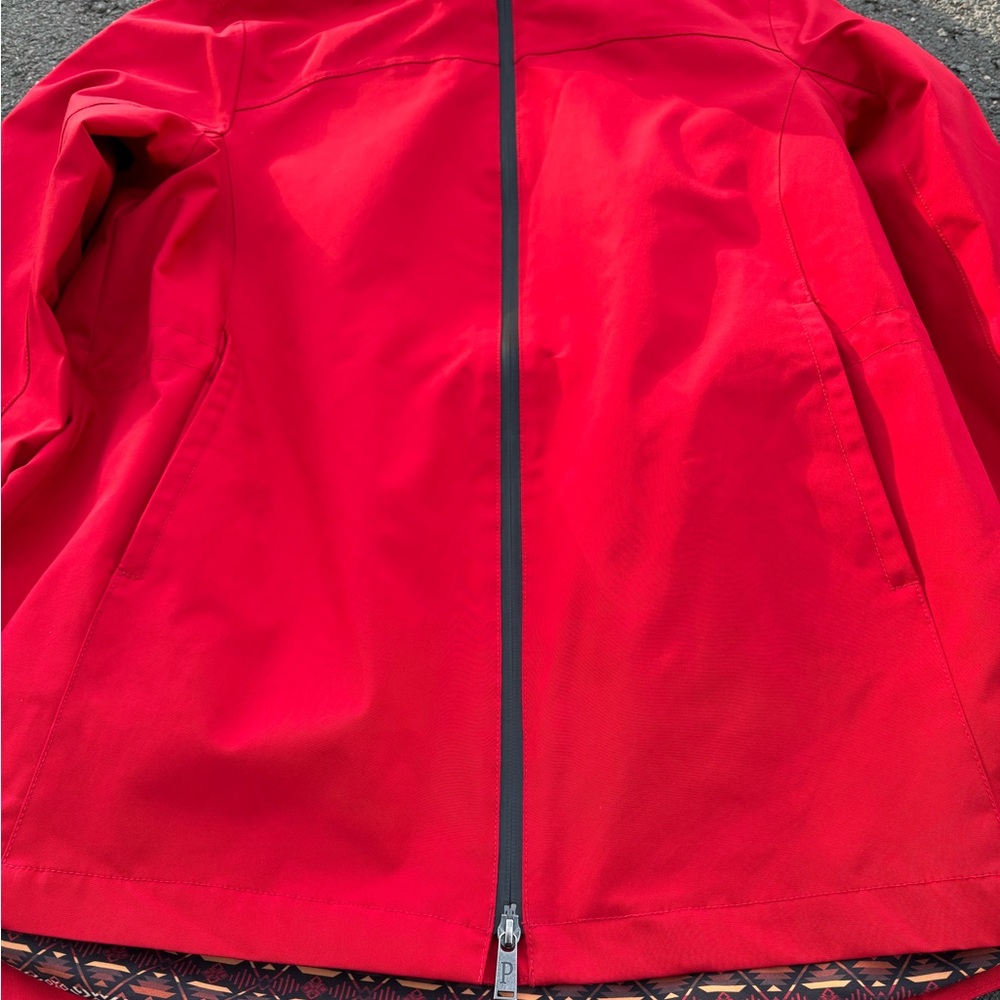 Red Aztec Pendleton Water-Proof Gorp-Core Jacket - image 4